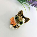 オーダー品☆rmk-514様【送料無料】猫ちゃん🎀ブローチ