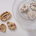 wool hairpin : : : : :