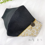 NEWくすみ水色✩幸せを結ぶ マスクチャーム & 和装マスク ✩.*˚ 和装 成人式 卒業式 入学式 入園式 結婚式 お宮参り フォーマル 和モダンに…