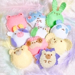 動物のマグネット　【パステル】