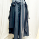 ランダムメッシュのかざりワイドパンツ　ハンドメイド