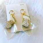 押しフルーツ♡菱形チャーム ピアス
