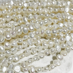 特別SALE 高品質 バロック淡水パール 真珠 連40cm 小粒 4.0~5.5mm*4.5~6.0mm ベビー
