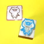 【再販】消しゴムはんこ : ブタさん