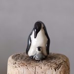 皇帝ペンギンの親子