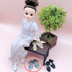 【1/6size】シルバー色:オーバートゥのグルカサンダル