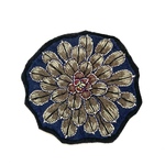 黒法師の刺繍ブローチ(チャーム変更可)