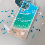 【p様オーダー】リアル波ver 海辺のGALAXY S22 ultraケース