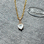 14kgf  pale Blue Heart…aquamarine    ネックレス