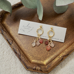 "Andesine..circle" サージカルステンレス アンデシン ピアス ☽