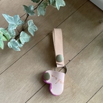 ハートのゴム手袋ホルダー　ピンク