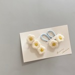 3flowersベビークリップとベビーヘアゴムSET i