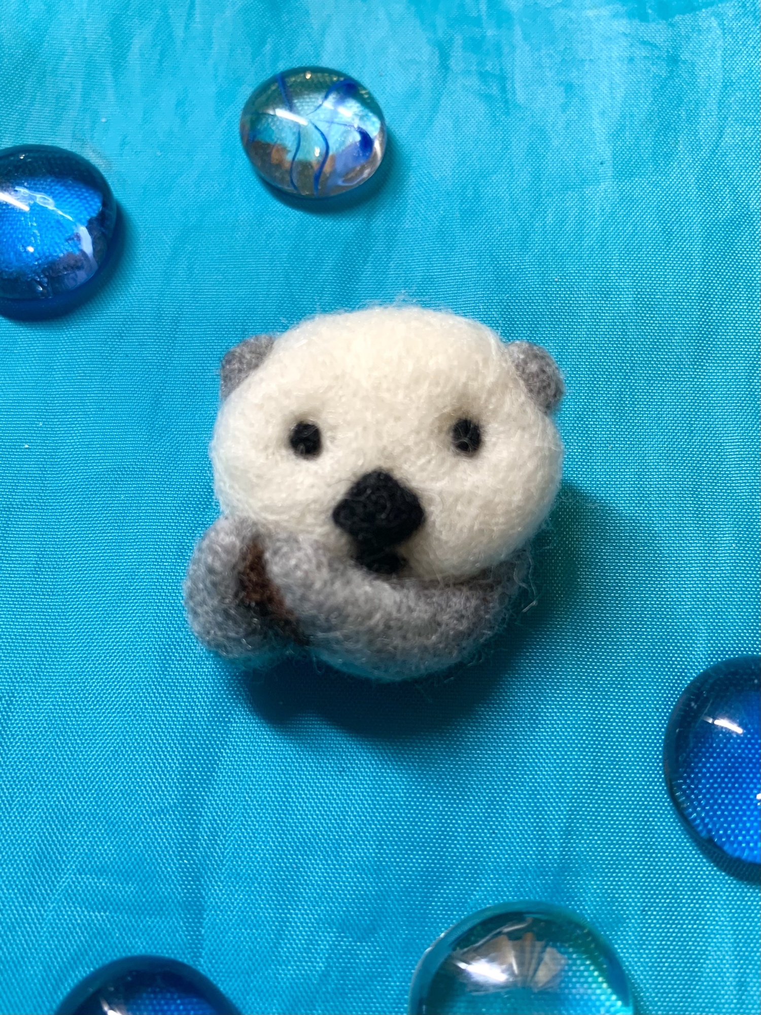 羊毛フェルト トイプードルのピアス - GREENHARMONY'S GALLERY | minne