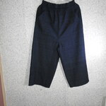 久留米絣のワイドパンツnew