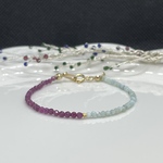 ＊ルビー＊ラリマー＊　パワーストーン　ブレスレット