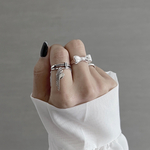 New ▽ Silver ring R74
