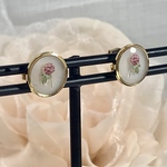 ちっちゃなバラのピアス  ピアス バラ 薔薇 ゴールド 小さめ