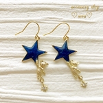 ✨再販✨星とクマさんピアス／イヤリング