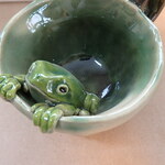 かえるマグカップ♯２　あみもよう