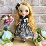 ブライス＊リカちゃん＊ドレスワンピース＆髪飾り