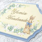 ご予約品❤ウサギとクローバーのドアプレート（受注製作）