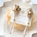 botanical × clear drop pierce