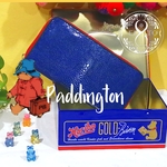 フルジップ長財布 | スティングレイ(エイ革) ×本革 |  ブルー×ゴールド | 『Paddington』