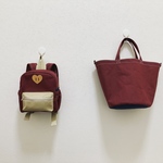 帆布のベビーリュック＆丸底トート