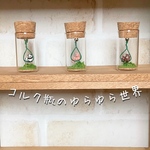 コルク瓶の中のゆらゆら世界