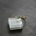 アパタイト　ドッティCZリング　SILVER925　YG