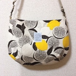 サコッシュ 北欧柄 レモン