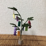 ちりめん細工・七夕の笹飾り (3)