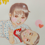 ♥kumiko様 専用似顔絵イラスト♥1枚目