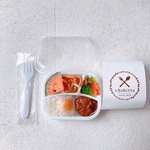 ミニチュア　ハンバーグ弁当　スイカ付き🍉