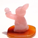 🐇縁結びの神様🐇ローズクオーツお月見🌕うさぎ