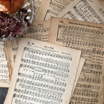 Antique vintage gospel Song book / sheet 12pcs