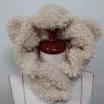 ［再販］くまさんの耳付もこふわリバーシブルフードネックウォーマーC