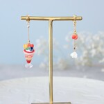 いちごパフェのピアス/イヤリング