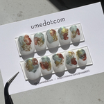 現品》ネイルチップ 水彩ニュアンス(gbg)
