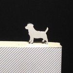 Dog-BookMark-11-dia　ジャックラッセルテリア　シルバーブックマーク　しおり　犬　イヌ