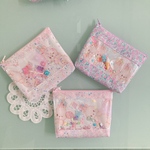 ayuzo24様専用　ゆめかわうさぎシャカシャカ移動ポケット　リバティラミネート  