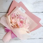 プリザーブドフラワーブーケ　花束　ピンク