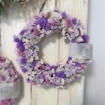 〖SALE¥2500→¥1000〗〚purple🍇〛ニュアンスカラーのもこもこリース