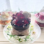 ＊【食べたくなるようなフラワーケーキ】ショコラレッド/父の日・母の日/お誕生日に