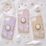 ❁新色❁シェルフレーム（スマホリング選択）❁.*･ﾟ夏 海 iPhoneケース【※iPhone専用ページ】