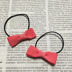 再販×1☆送料無料✨リボンヘアゴム二個セット✨