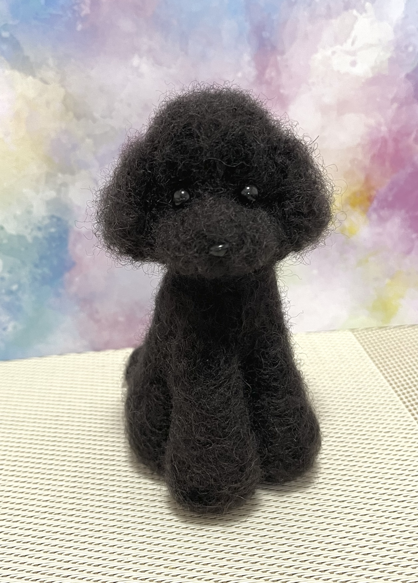 羊毛フェルト　ハンドメイド❤️トイプードル❤️　　　　　　　　お迎え決まりました 羊毛フェルト トイプードルちゃん。 羊毛フェルト hiromisaku