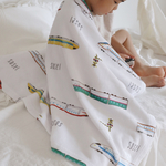Blanket / super train  | ブランケット | 名入れ | 電車
