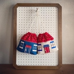 【単品】あかい屋根のおうち巾着 お弁当袋