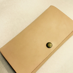 革の長財布  natural
